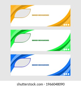 vector banner design simple and modern
