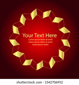 Vector banner design template. Creative social media promotion. Editable file in eps.10 