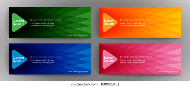 Vector banner design template, element for design business cards, online banner, invitations, gift cards, flyers brochures, cover page, background with white space for logo and text,Vector EPS10