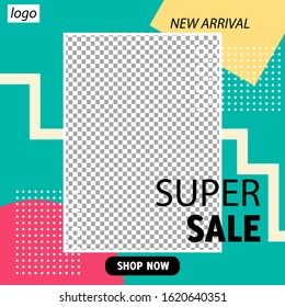 Vector banner designs can be edited for social media purposes