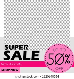 Vector banner designs can be edited for social media purposes