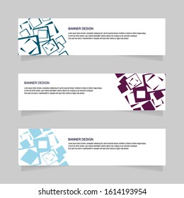 vector banner geometric template modern