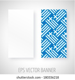 Vector banner with Greece flag decoration