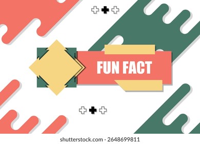 Vector banner. Megaphone with fun fact speech bubble. Loudspeaker. Banner for business, marketing. Banner design vector illustration.