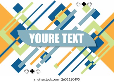 Banner do vetor. Megafone com seu balão de texto. Alto-falante. Banner para negócios, marketing. Ilustração vetorial de design de banner.