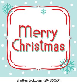 vector banner Merry Christmas