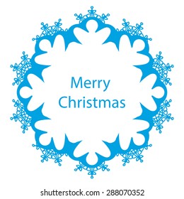 vector banner Merry Christmas card