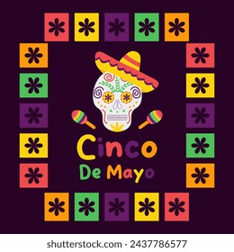 vector banner for Mexican holiday 5 may Cinco De Mayo