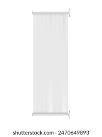 vector banner mock up isolated