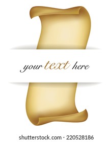 vector banner with place for text
