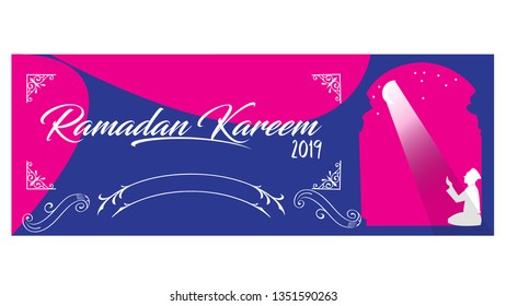 Vector Banner Ramadan Kareem 2019