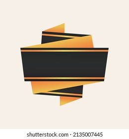 vector of banner ribbon template