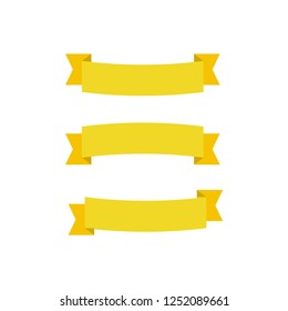 Vector banner ribbons