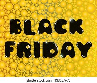 Vector banner - sales on Black Friday