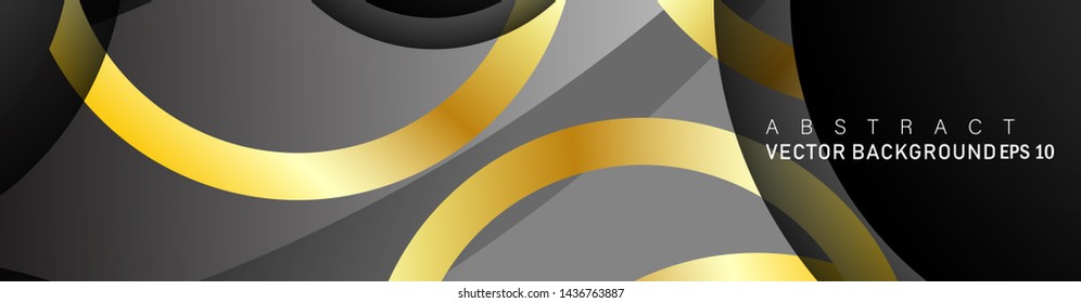 vector banner with a semicircular background. suitable for any background