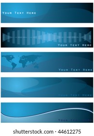 Vector banner set