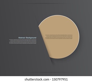 Vector banner set . Colorful circle.