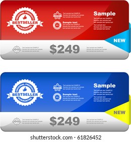 Banner vectorial en venta