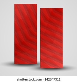 Vector banner set for your design, abstract Illustration.