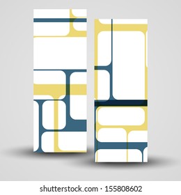 Vector banner set for your design, abstract Illustration.