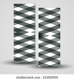 Vector banner set for your design, abstract Illustration.