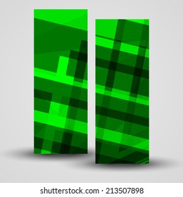 Vector banner set for your design, abstract Illustration.