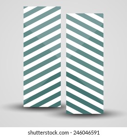 Vector banner set for your design, abstract Illustration.