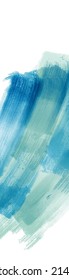 Vector banner shape isolated on white background. Hand drawn abstract paint brush strokes. Design element