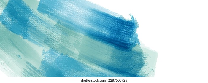 Vector banner shape isolated on white background. Hand drawn abstract paint brush strokes. Design element