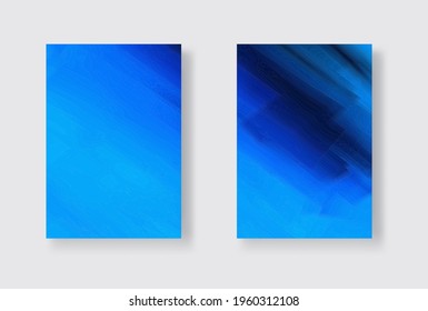 Vector banner shapes collection isolated on white background. Hand drawn abstract paint brush strokes set. Watercolor elements.