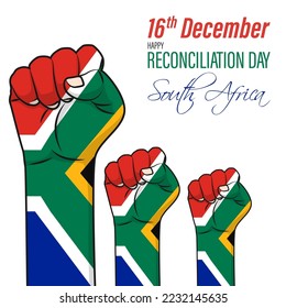 Vector banner of South Africa Reconciliation Day