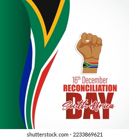 Vector banner of South Africa Reconciliation Day