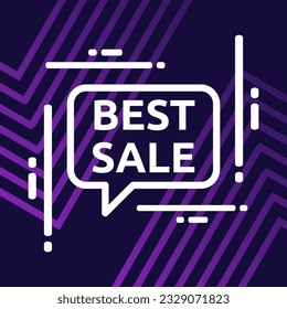 vector banner. Special offer price sign. Advertising discounts symbol. with quotes. Best sellers message.