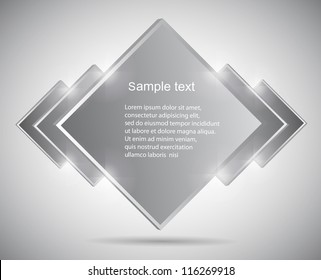 Vector banner speech bubble