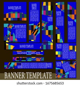 Vector BANNER TEMPLATE business card