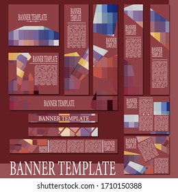 Vector BANNER TEMPLATE business card
