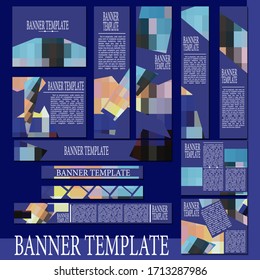 Vector BANNER TEMPLATE business card