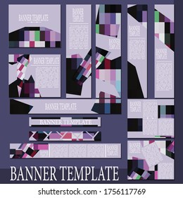 Vector BANNER TEMPLATE business card