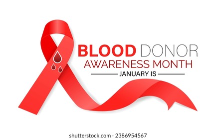 Diseño de la plantilla de la bandera vectorial del Mes Nacional de Donantes de Sangre. Cartel, tarjeta, diseño de fondo. Dale sangre, salva la ilustración del vector vital.