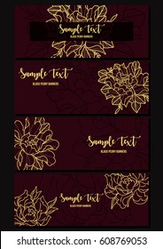 Vector Banner Template Set