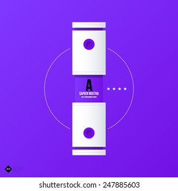 Vector banner template. Useful for web design, presentations and media. EPS10