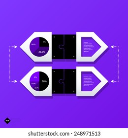 Vector banner template. Useful for web design, presentations and media. EPS10