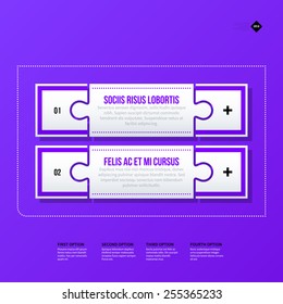 Vector banner template. Useful for web design, presentations and media. EPS10