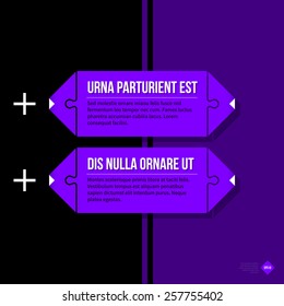 Vector banner template. Useful for web design, presentations and media. EPS10