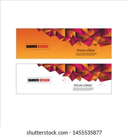 vector banner template for web design. for promotional and printing advertisements