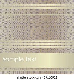 Vector banner with tiles and sample text