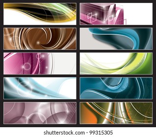 Vector Banners.