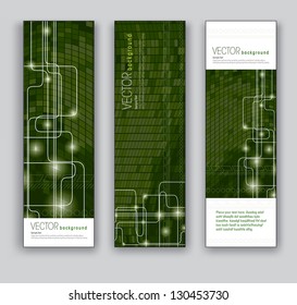 Vector Banners. Abstract Backgrounds. Eps10 Format.