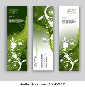Vector Banners. Abstract Backgrounds. Eps10 Format.