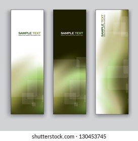 Vector Banners. Abstract Backgrounds. Eps10 Format.